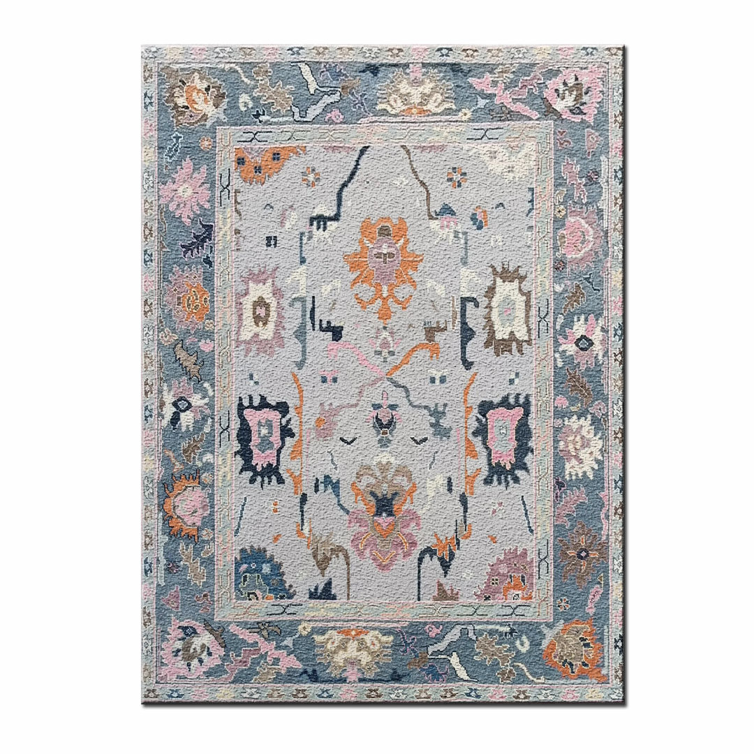 LAVENARA - Hand Knotted Oushak Carpet